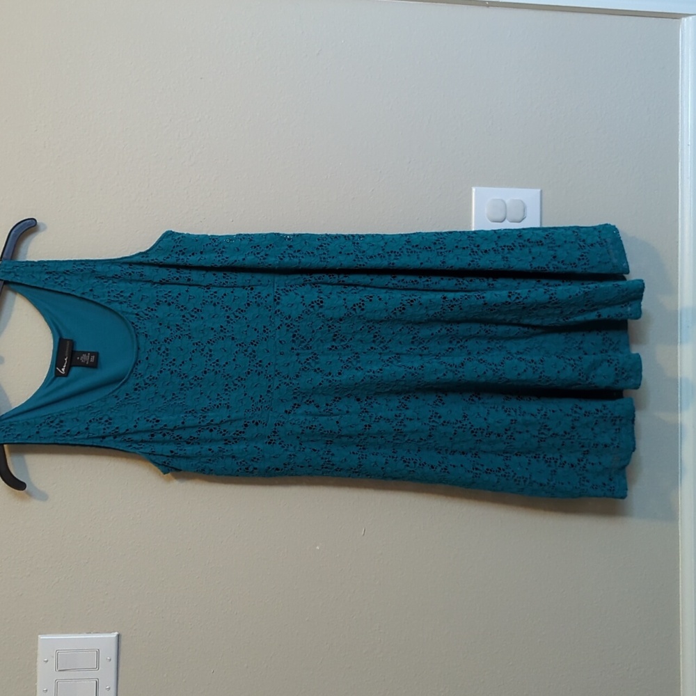 Lane Bryant Teal Swing Dress